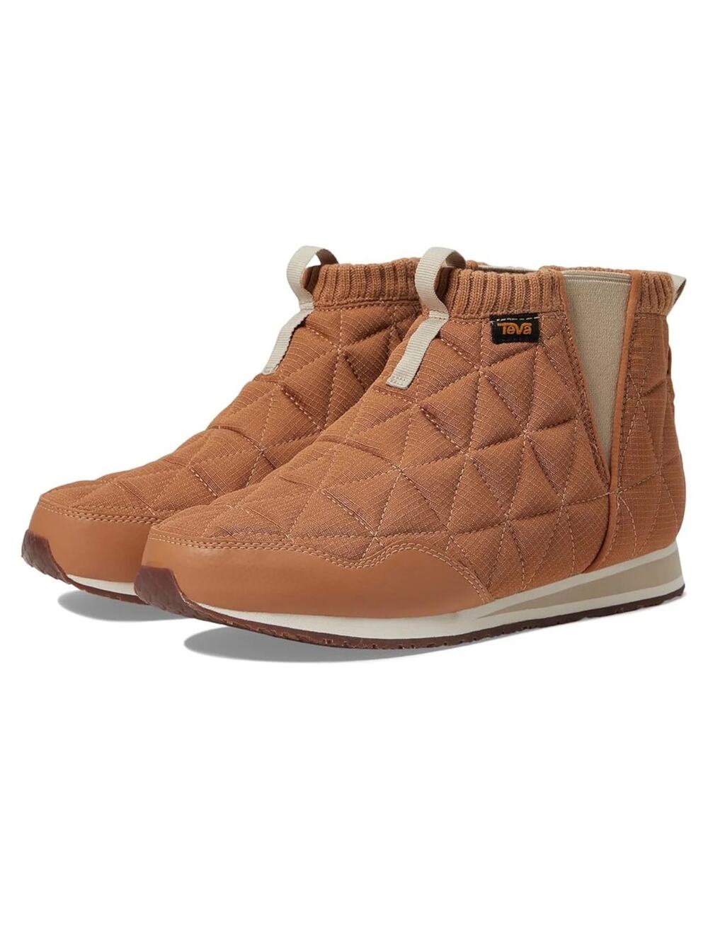 Teva Women's ReEmber Mid Platform Boots Slip-On Tan/Brown Slip-on Sz 9
